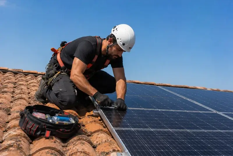 Maintenance et monitoring de panneaux solaires à Montsoué