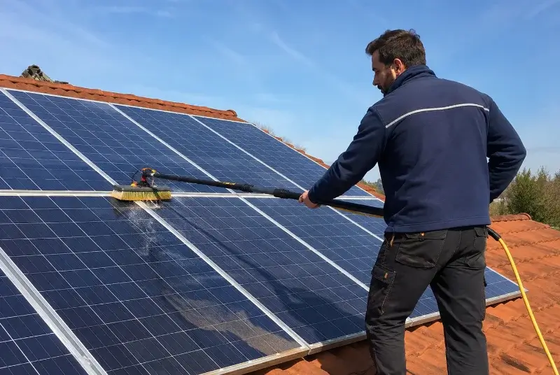 Nettoyage et entretien de panneaux solaires à Montsoué